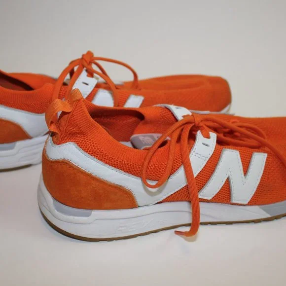 New Balance Rev Lite 247 Orange White Mesh Sneakers Shoes SAMPLE Men Size 10.5 ? - Picture 10 of 12